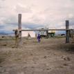 Ian in camp at Poverty Basin, Z X Ranch, Paisley, Oregon 1994